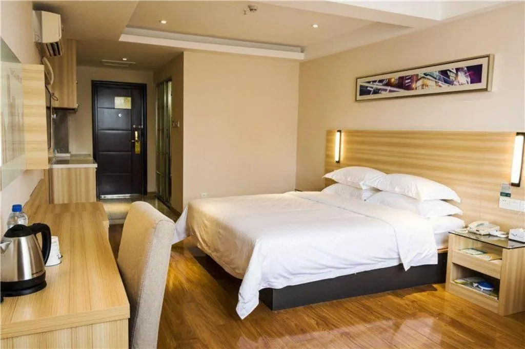 Bed in Jtour Inn Wuhan Hankou Railway East Plaza