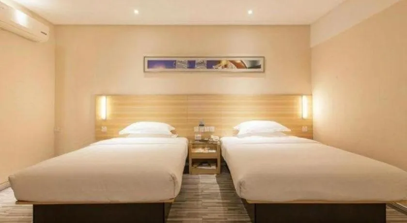 Bed in Jtour Inn Wuhan Hankou Railway East Plaza