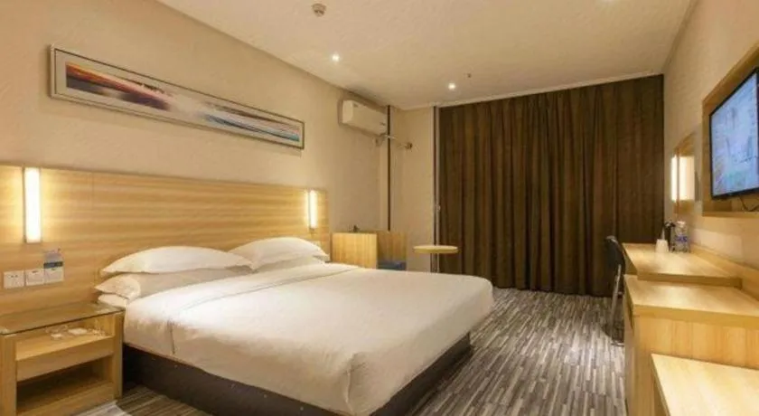 Bed in Jtour Inn Wuhan Hankou Railway East Plaza