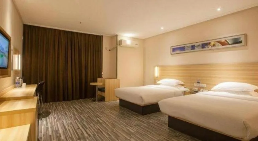 Bed in Jtour Inn Wuhan Hankou Railway East Plaza