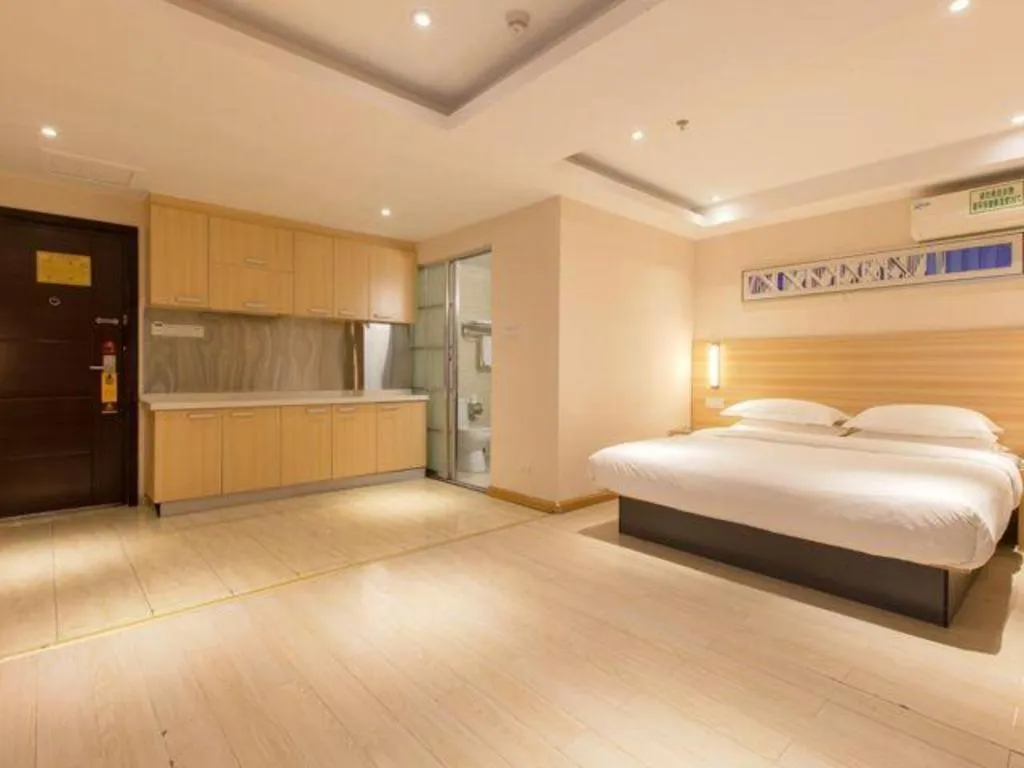Bed in Jtour Inn Wuhan Hankou Railway East Plaza