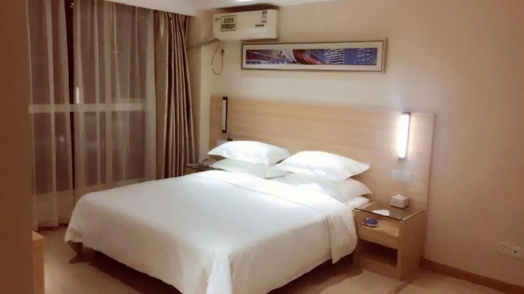 Bed in Jtour Inn Wuhan Hankou Railway East Plaza