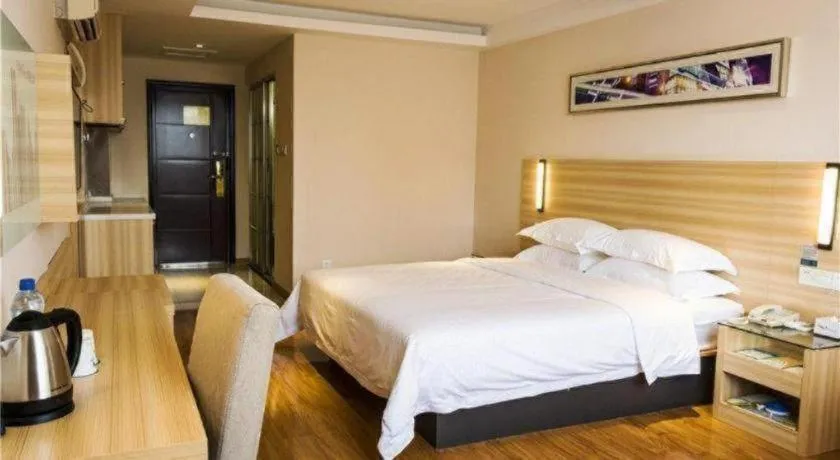 Bed in Jtour Inn Wuhan Hankou Railway East Plaza