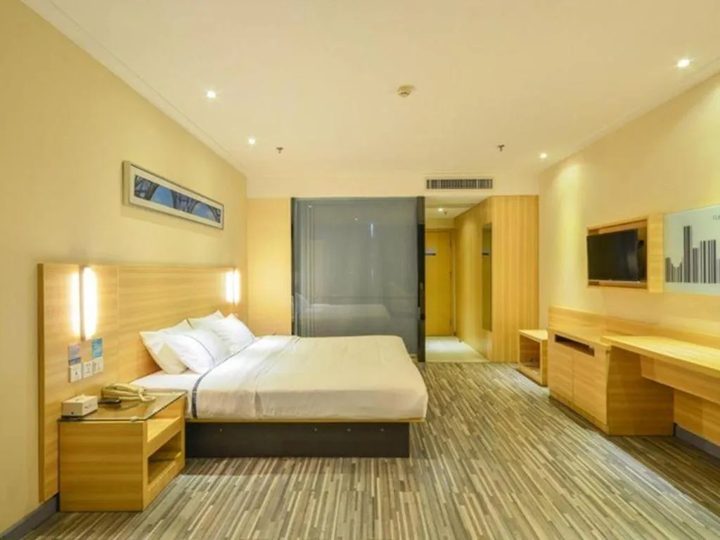 Bed in Jtour Inn Wuhan Hankou Railway East Plaza