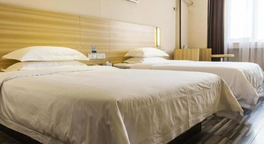 Bed in Jtour Inn Wuhan Hankou Railway East Plaza
