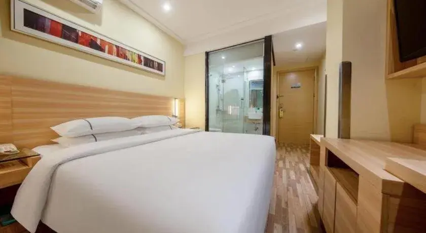 Bed in City Comfort Inn Shanghai International Tourism Resort Disney Bed in City Comfort Inn Shanghai International Tourism Resort Disney