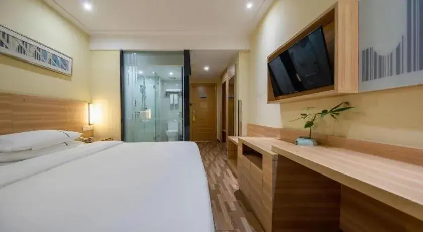 Bed in City Comfort Inn Shanghai International Tourism Resort Disney Bed in City Comfort Inn Shanghai International Tourism Resort Disney