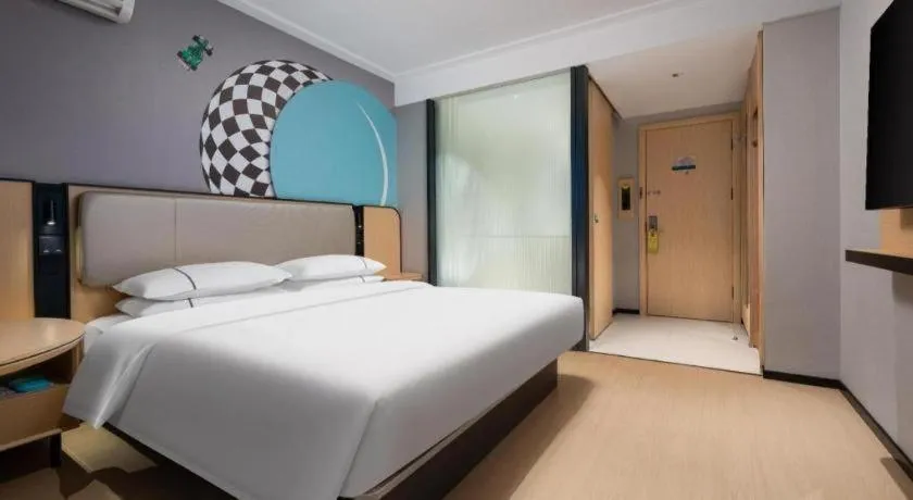 Bed in City Comfort Inn Wuhan Dongwu Avenue Light Rail Station