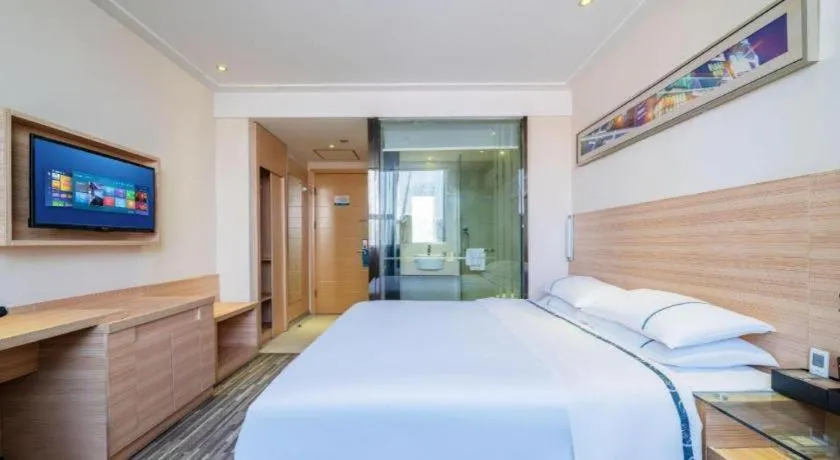 Bed in City Comfort Inn Wuhan Dongwu Avenue Light Rail Station