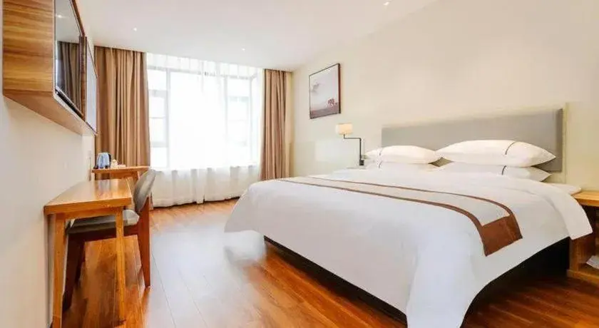 Bed in JTOUR Inn Hechi Yizhou Municipal Central Plaza Bed in JTOUR Inn Hechi Yizhou Municipal Central Plaza
