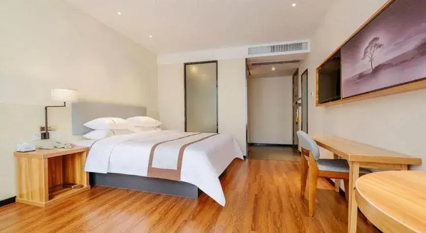 Bed in JTOUR Inn Hechi Yizhou Municipal Central Plaza Bed in JTOUR Inn Hechi Yizhou Municipal Central Plaza