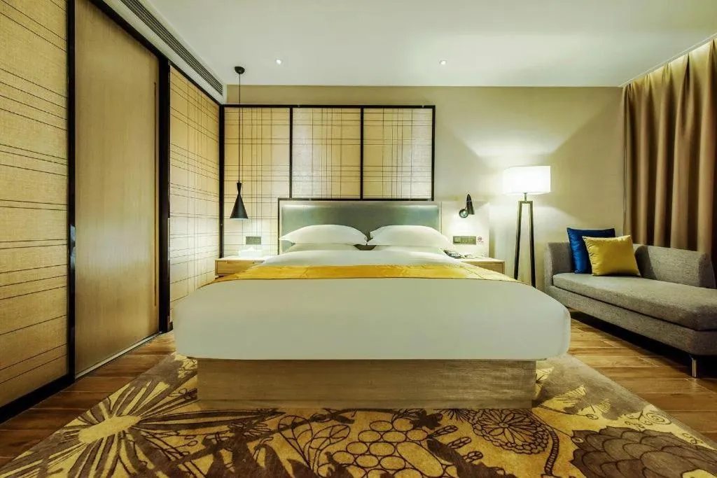 Bed in Echarm Hotel Anshun High-speed Railway Station Jichang Road