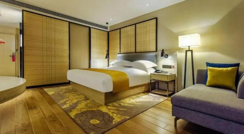 Bed in Echarm Hotel Anshun High-speed Railway Station Jichang Road