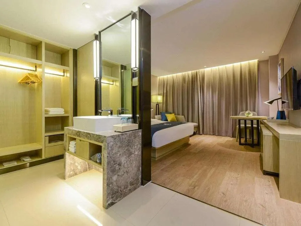 Bed in Echarm Hotel Anshun High-speed Railway Station Jichang Road