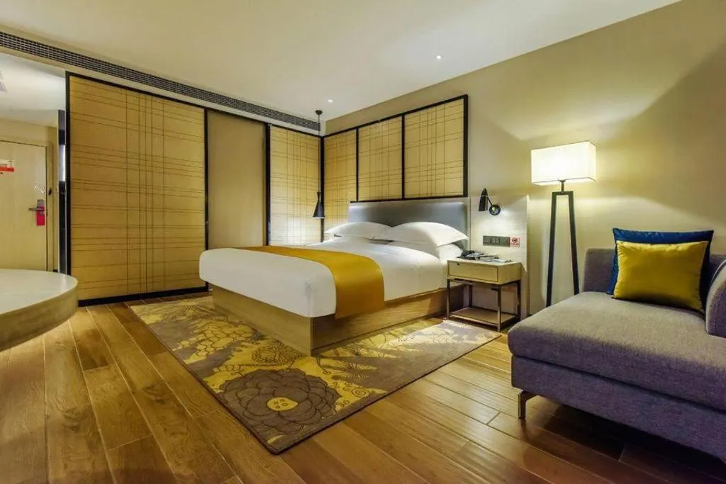 Bed in Echarm Hotel Anshun High-speed Railway Station Jichang Road
