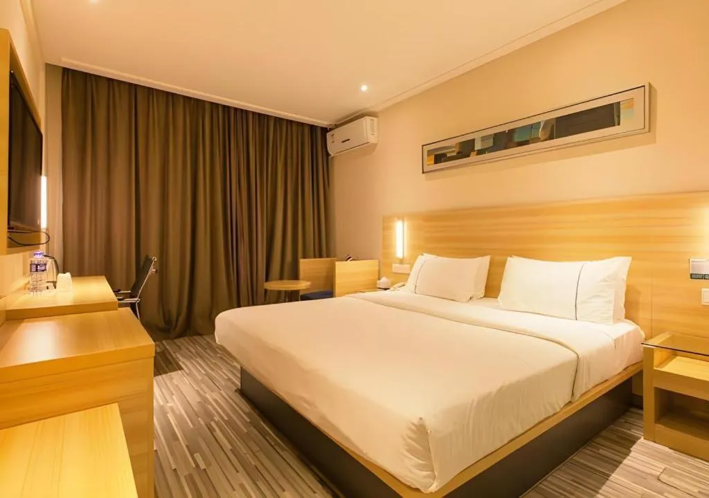 Bed in City Comfort Inn Wuhan Huangxiaohe Road Huaqiao