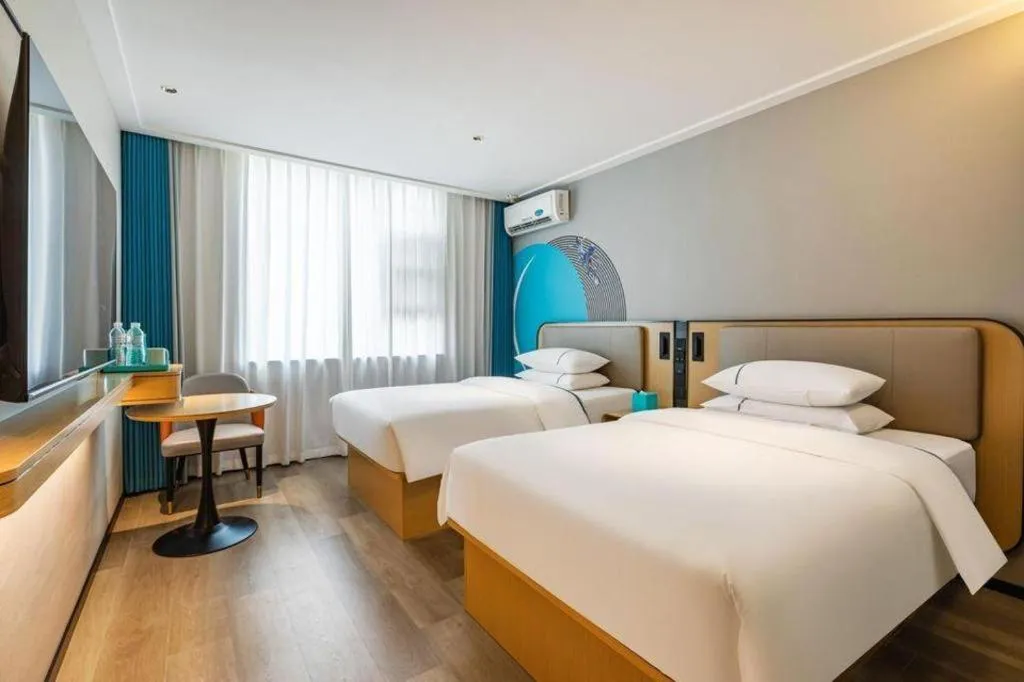 Bed in City Comfort Inn Wuhan Huangxiaohe Road Huaqiao