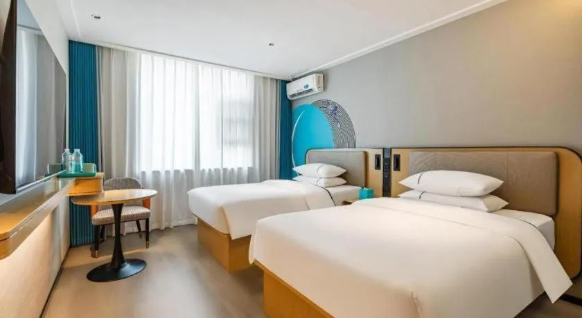 Bed in City Comfort Inn Wuhan Huangxiaohe Road Huaqiao
