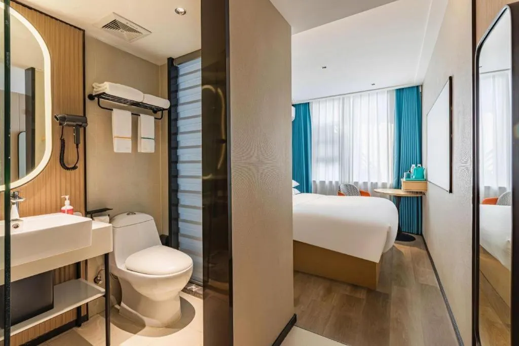 Bed in City Comfort Inn Wuhan Huangxiaohe Road Huaqiao