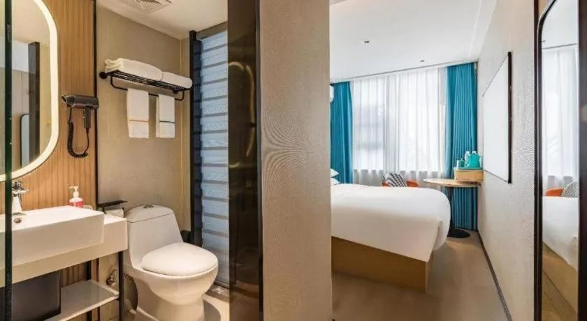 Bed in City Comfort Inn Wuhan Huangxiaohe Road Huaqiao