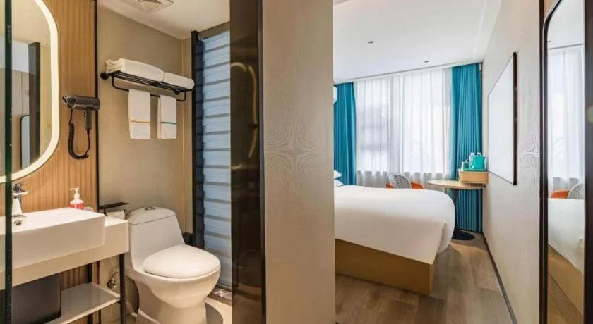 Bed in City Comfort Inn Wuhan Huangxiaohe Road Huaqiao