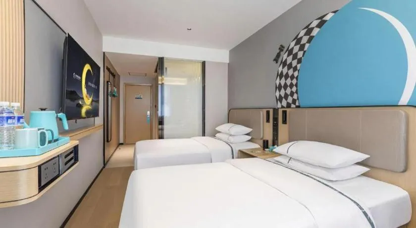 Bed in City Comfort Inn Wuhan Jianghan Road Liuduqiao Metro Station