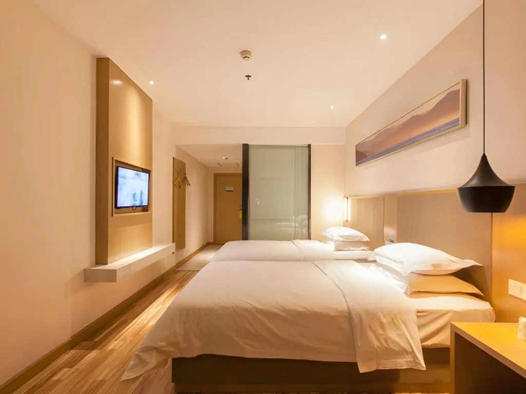 Bed in City Comfort Inn Wuhan Jianghan Road Liuduqiao Metro Station