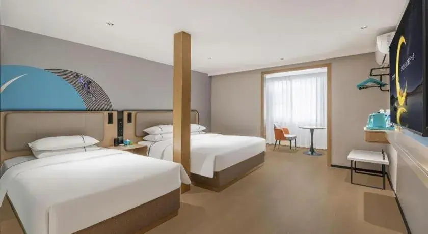 Bed in City Comfort Inn Wuhan Jianghan Road Liuduqiao Metro Station Bed in City Comfort Inn Wuhan Jianghan Road Liuduqiao Metro Station