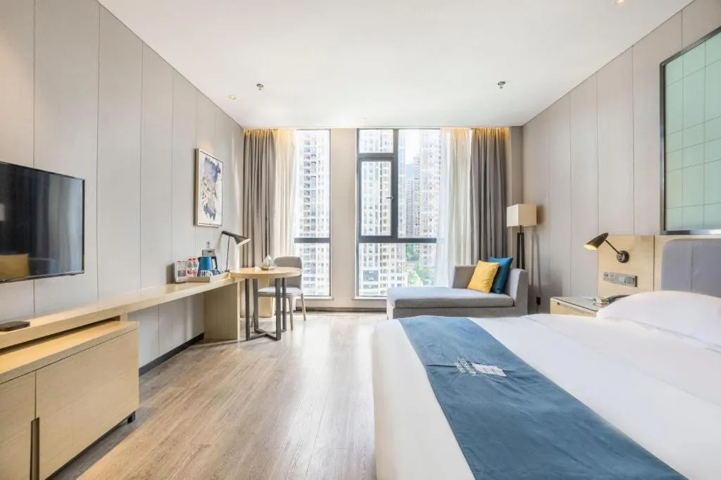 Bed in Echarm Hotel An'xi Hengxing Coach Station