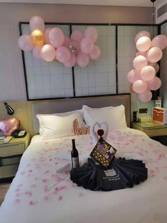 Bed in Echarm Hotel An'xi Hengxing Coach Station