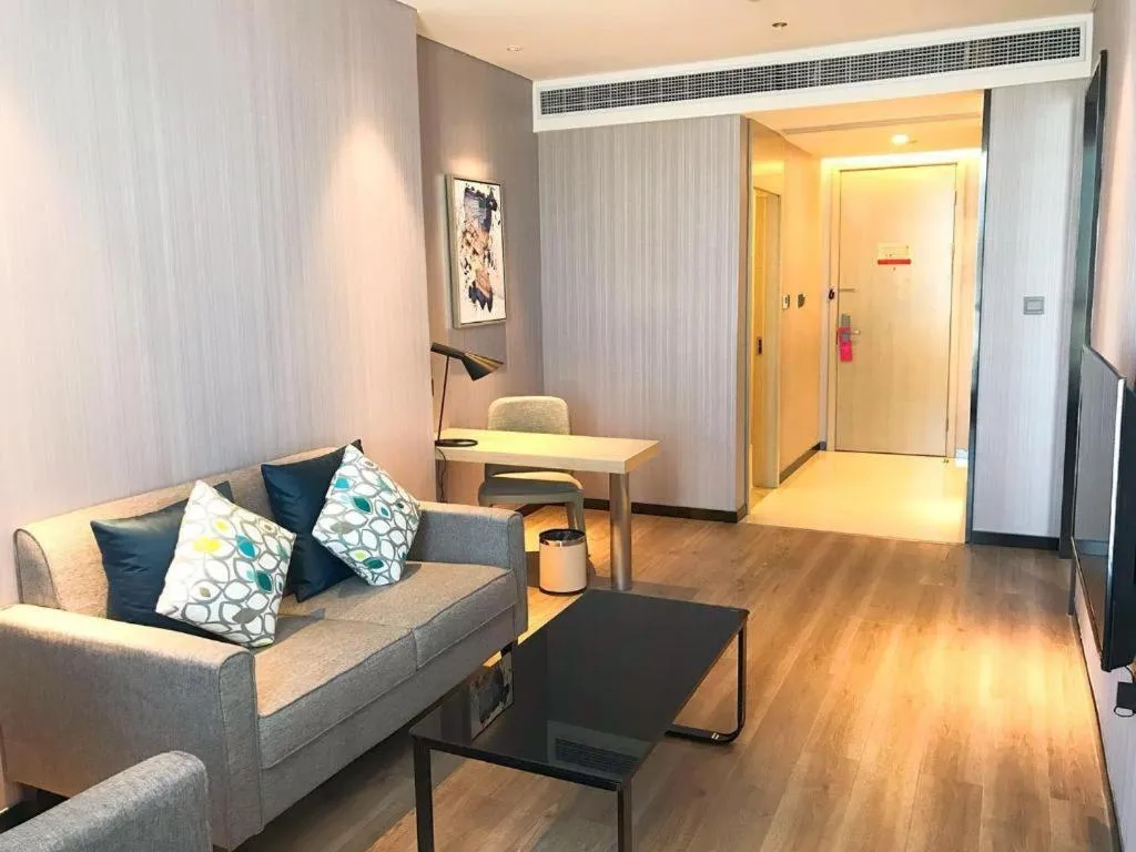 Bed in Echarm Hotel An'xi Hengxing Coach Station