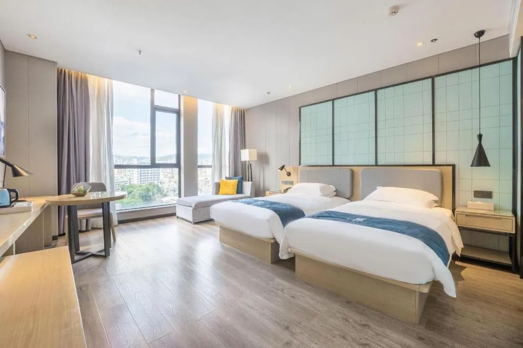 Bed in Echarm Hotel An'xi Hengxing Coach Station