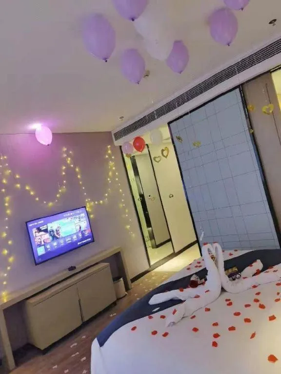 Bed in Echarm Hotel An'xi Hengxing Coach Station