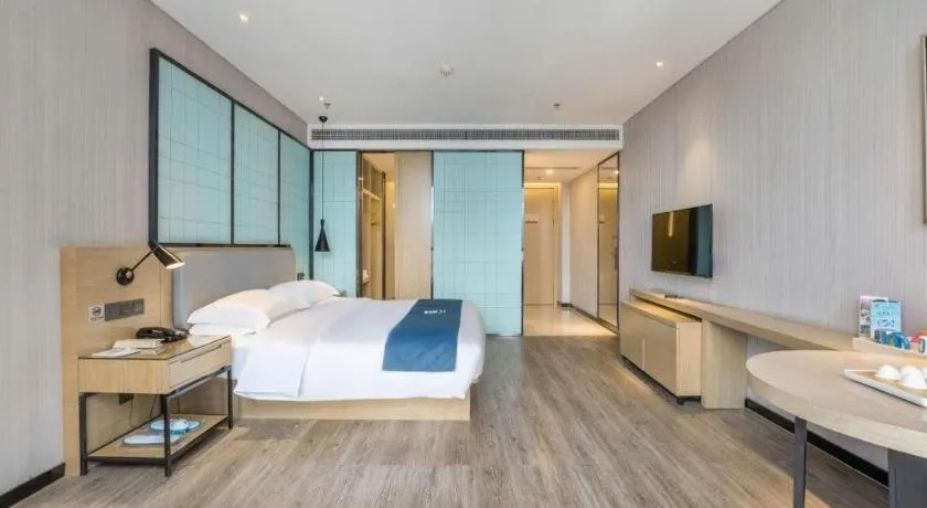 Bed in Echarm Hotel An'xi Hengxing Coach Station