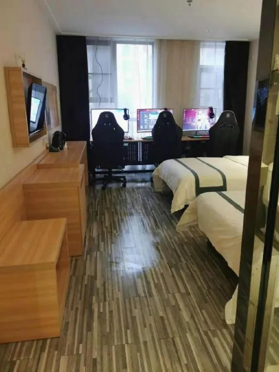 Bed in City Comfort Inn Wuhan Panlongcheng Baishang Shopping Center