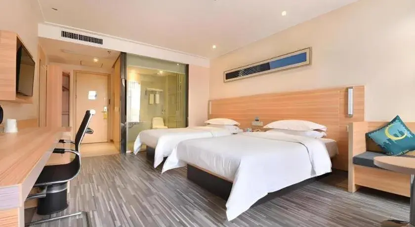 Bed in City Comfort Inn Wuhan Panlongcheng Baishang Shopping Center Bed in City Comfort Inn Wuhan Panlongcheng Baishang Shopping Center