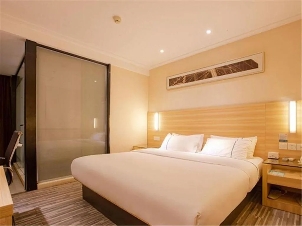 Bed in City Comfort Inn Hankou Railway Station Tangjiadun Wanda Plaza
