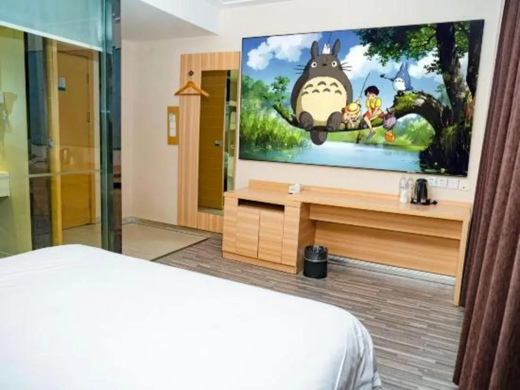 Bed in City Comfort Inn Hankou Railway Station Tangjiadun Wanda Plaza