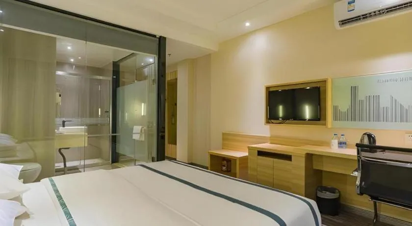 Bed in City Comfort Inn Guangzhou Tower Kecun Metro Station Dunhe