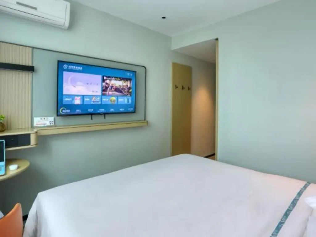 Bed in City Comfort Inn Guangzhou Tower Kecun Metro Station Dunhe