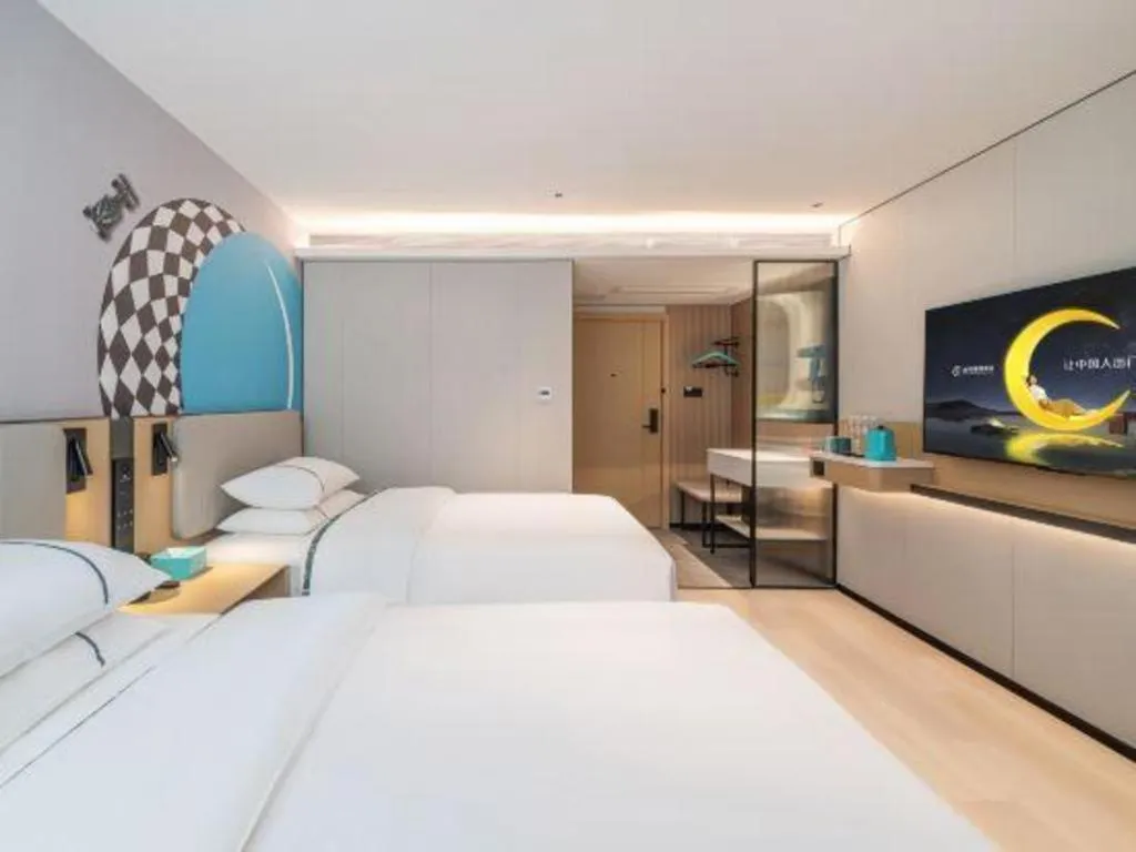 Bed in City Comfort Inn Guangzhou Tower Kecun Metro Station Dunhe