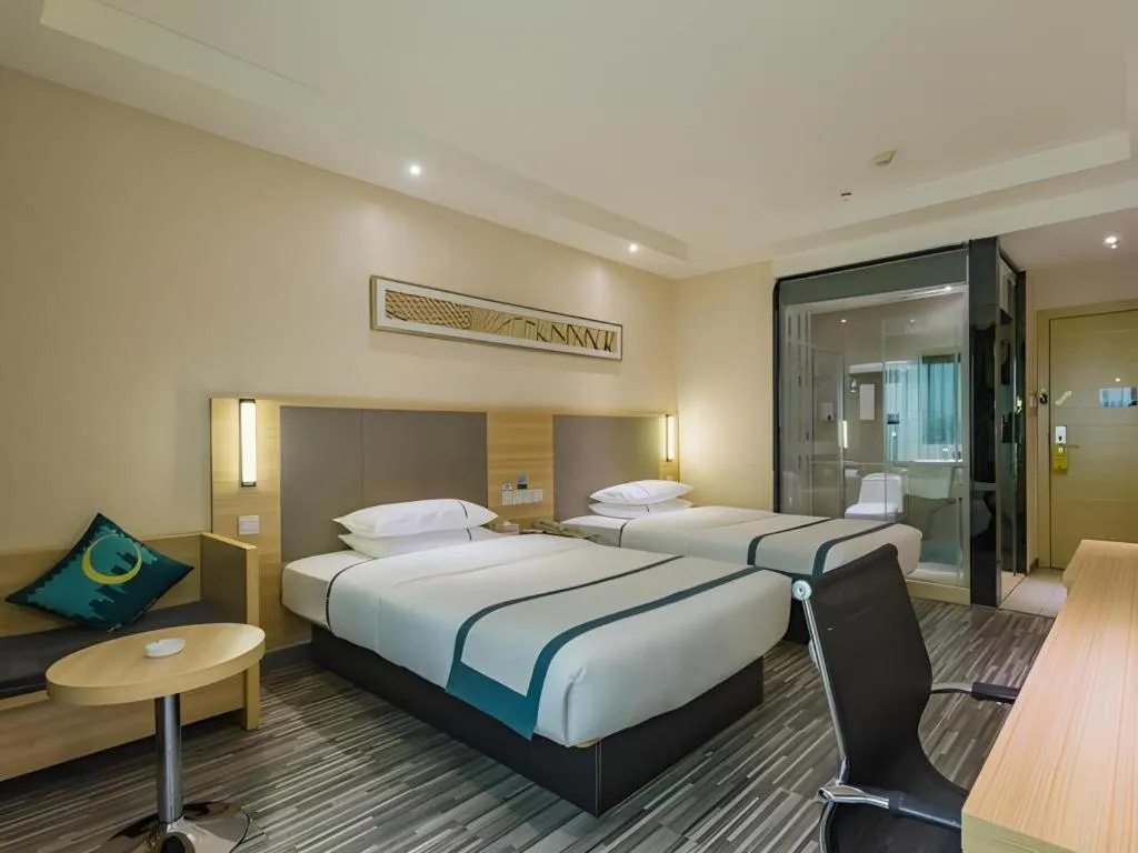 Bed in City Comfort Inn Guangzhou Tower Kecun Metro Station Dunhe