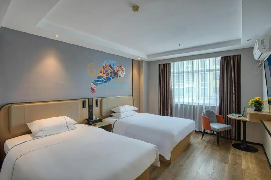 Bed in City Comfort Inn Guangzhou Tower Kecun Metro Station Dunhe