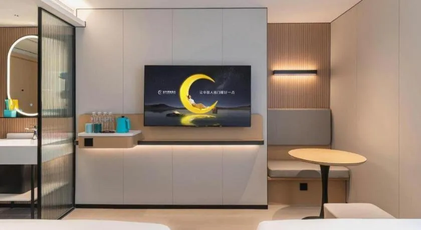 Bed in City Comfort Inn Guangzhou Tower Kecun Metro Station Dunhe