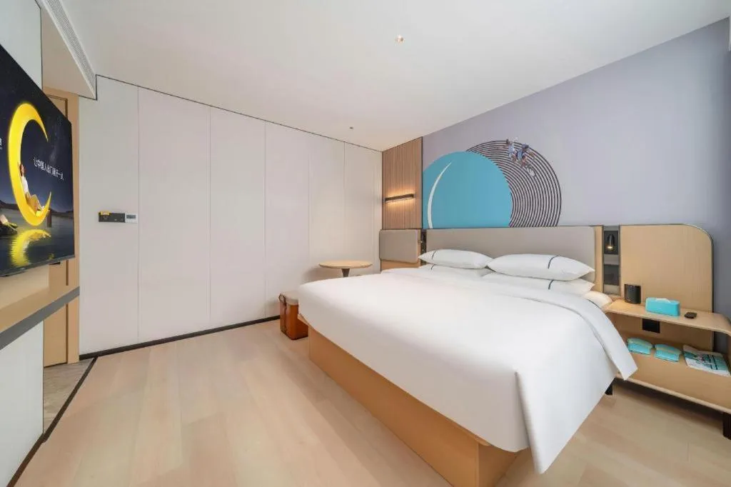 Bed in City Comfort Inn Guangzhou Tower Kecun Metro Station Dunhe