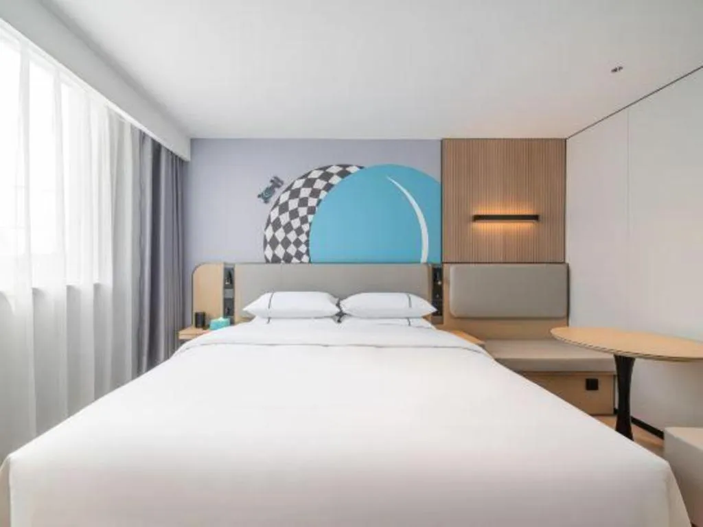 Bed in City Comfort Inn Guangzhou Tower Kecun Metro Station Dunhe