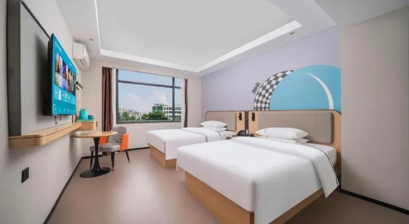 Bed in City Comfort Inn Guangzhou Tower Kecun Metro Station Dunhe