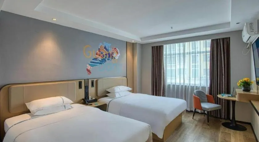 Bed in City Comfort Inn Guangzhou Tower Kecun Metro Station Dunhe