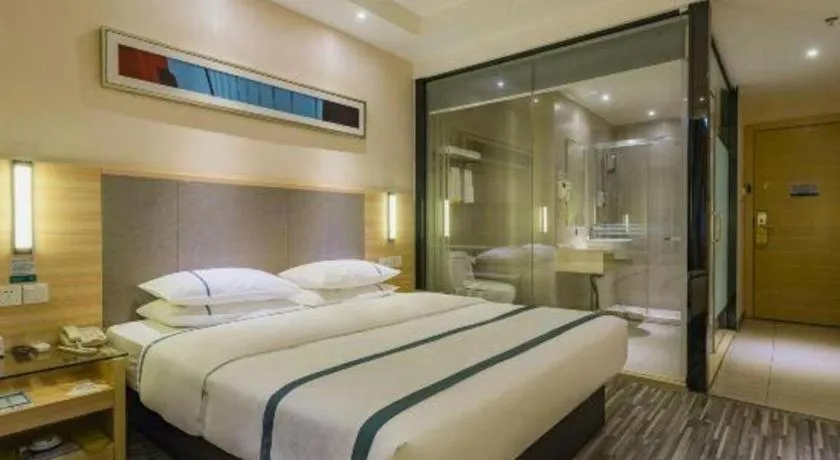 Bed in City Comfort Inn Guangzhou Tower Kecun Metro Station Dunhe
