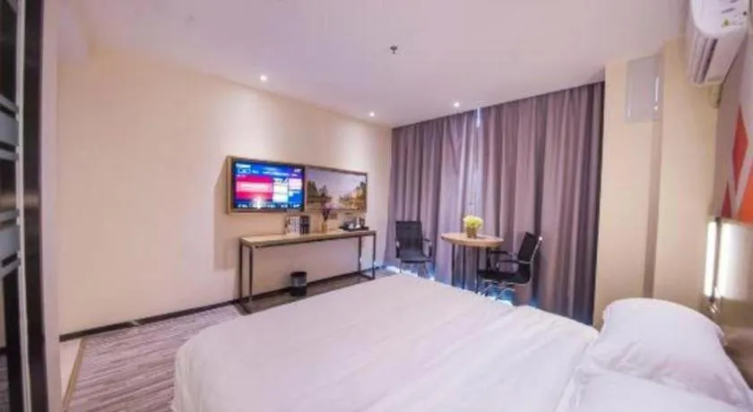 Bed in Borrman Hotel Guilin High-speed Railway North Station Evergrande Plaza